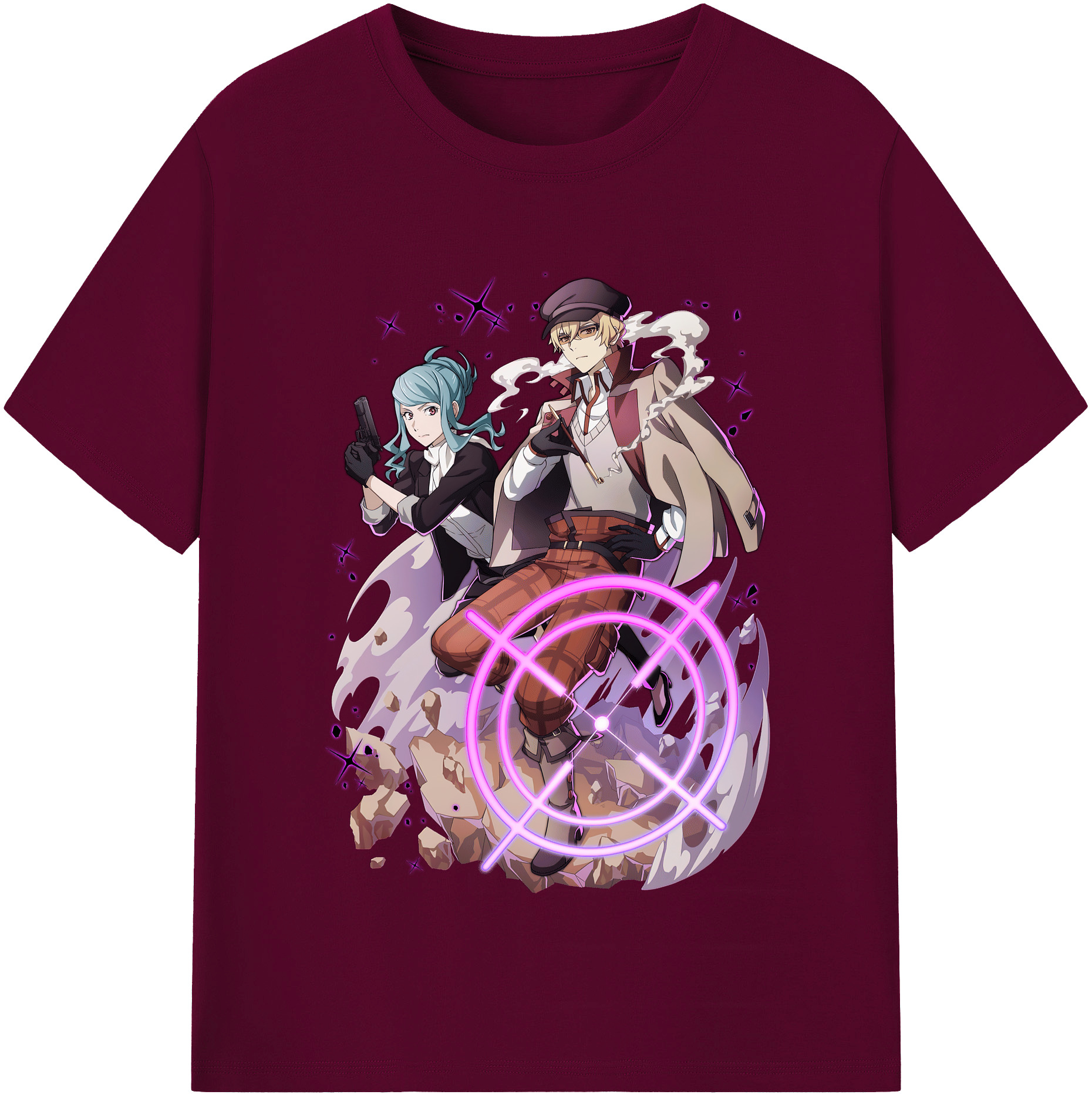 （画像用） 文豪ストレイドッグス Bungo Stray Dogs レディースカジュアルプリントTシャツ（綿100％）